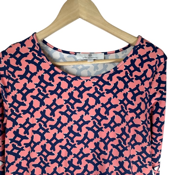 Jean-Pierre Klifa Athena Women's Midi Dress English Garden Pink Sz L - Picture 4 of 7